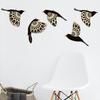 5 Pcs Flying Bird Wall Art Decor Rustic Wooden Birds Wall Decoration