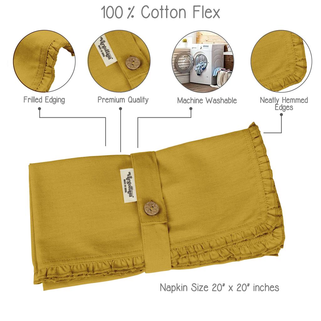 Vargottam Черный домашний декор вечеринки обеденный стол льняные многоразовые салфетки набор-упаковка из