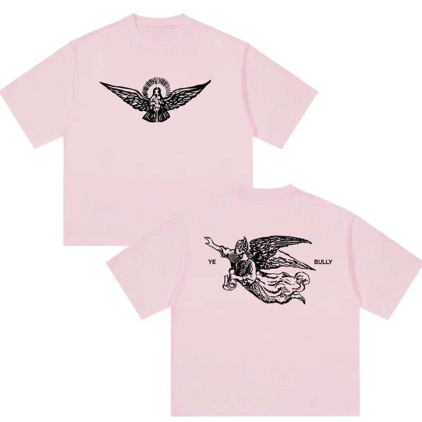 Unisex Vintage Hip Hop Short Sleeve Tshirts Rapper Kanye West Bully Album 2026 Graphic T Shirt Casual Cotton Tshirt Streetwear