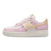 Nike Air Force 1 07 LX Mini Swoosh - женские кроссовки Pink Foam Sail Metallic-Gold Pale-Vanilla IB2574-600