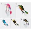Hot Durable Sequins 3.8cm 5g Crank Bait Treble Hook Rotating Spinner Spoon Fishing Lure
