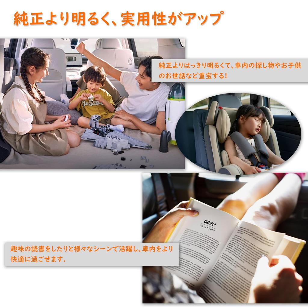 Zealsun Custom LED Room Lamp Set for Toyota and Delica Specially Designed for Interior 6000K Custom Genuine No Modification Easy Installation Solio,