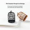 Mini Wrought Iron Birdcage Garden Decor Ornaments
