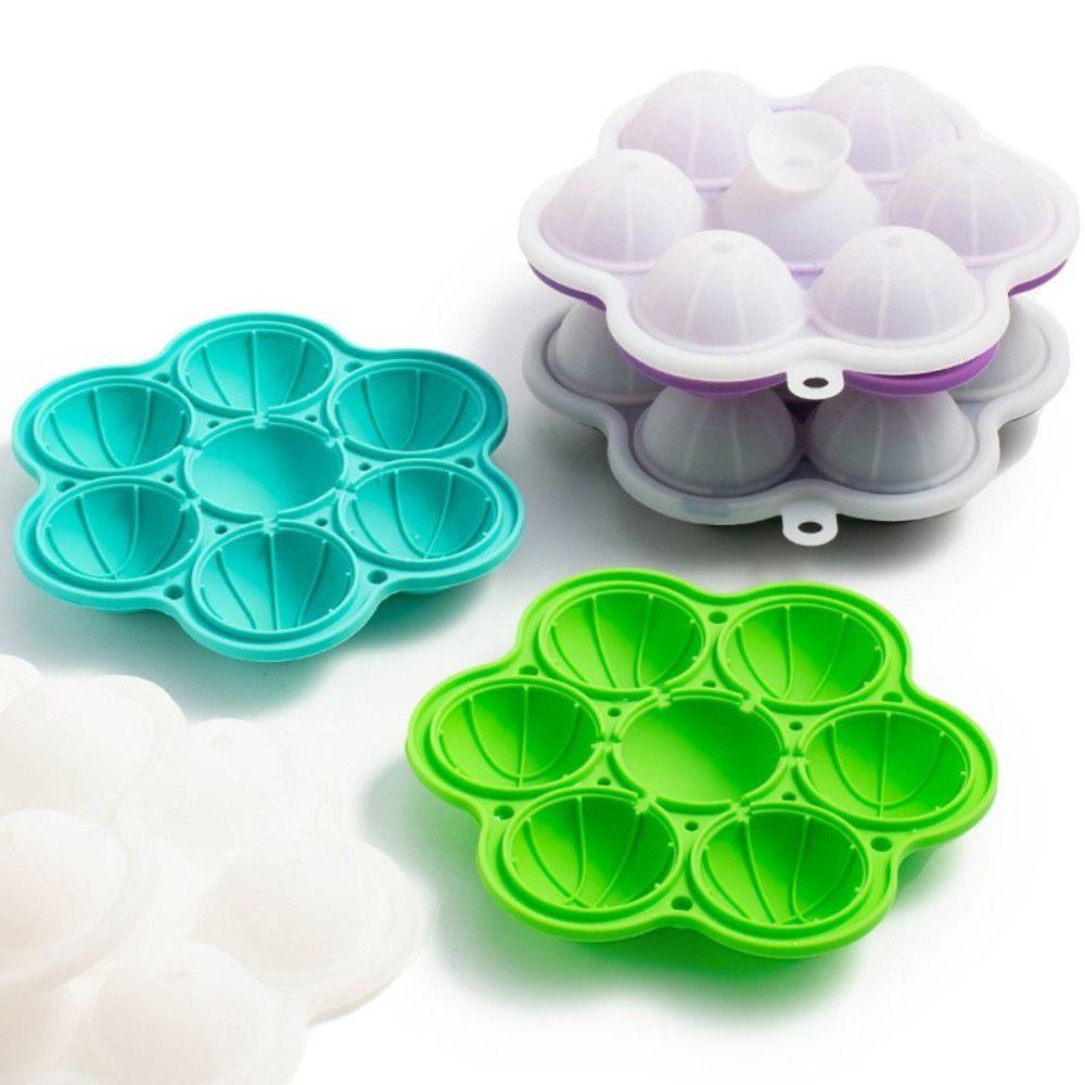 Circular Ice Hockey Mold Silicone Ball Ice Maker Frozen Ball Ware Ice Cube Mold Summer