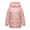 Korean Version of Cotton Clothes Women's Medium and Long 2025 Winter New Warm Thickened Hooded Cotton-padded Clothes Loose and Thin Casual Jacket