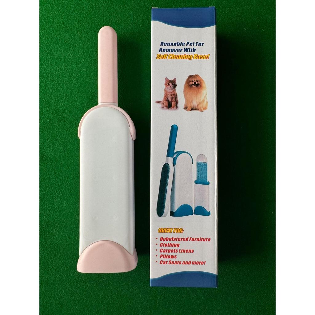 Lint Remover Brush with Retractable Storage Box Clothes Pet Hair Remover Static Brush Dust Fur Removal Tool