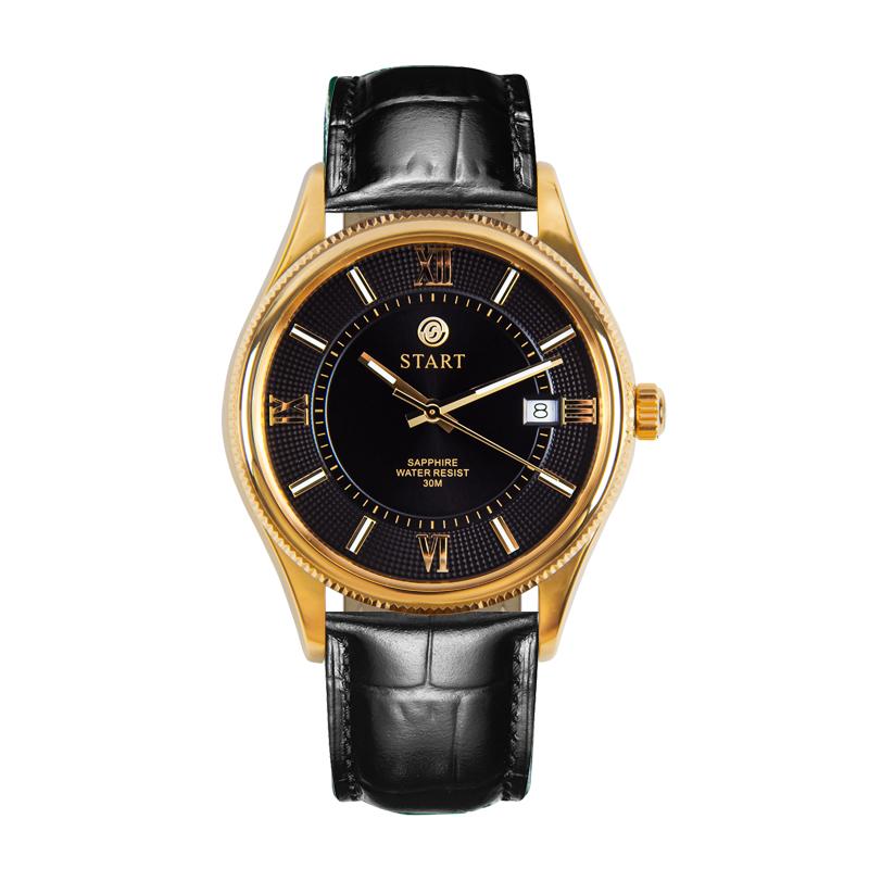 Start Модные мужские часы, швейцарские импортные кварцевые мужские часы со светящимся римским циферблатом и функцией даты