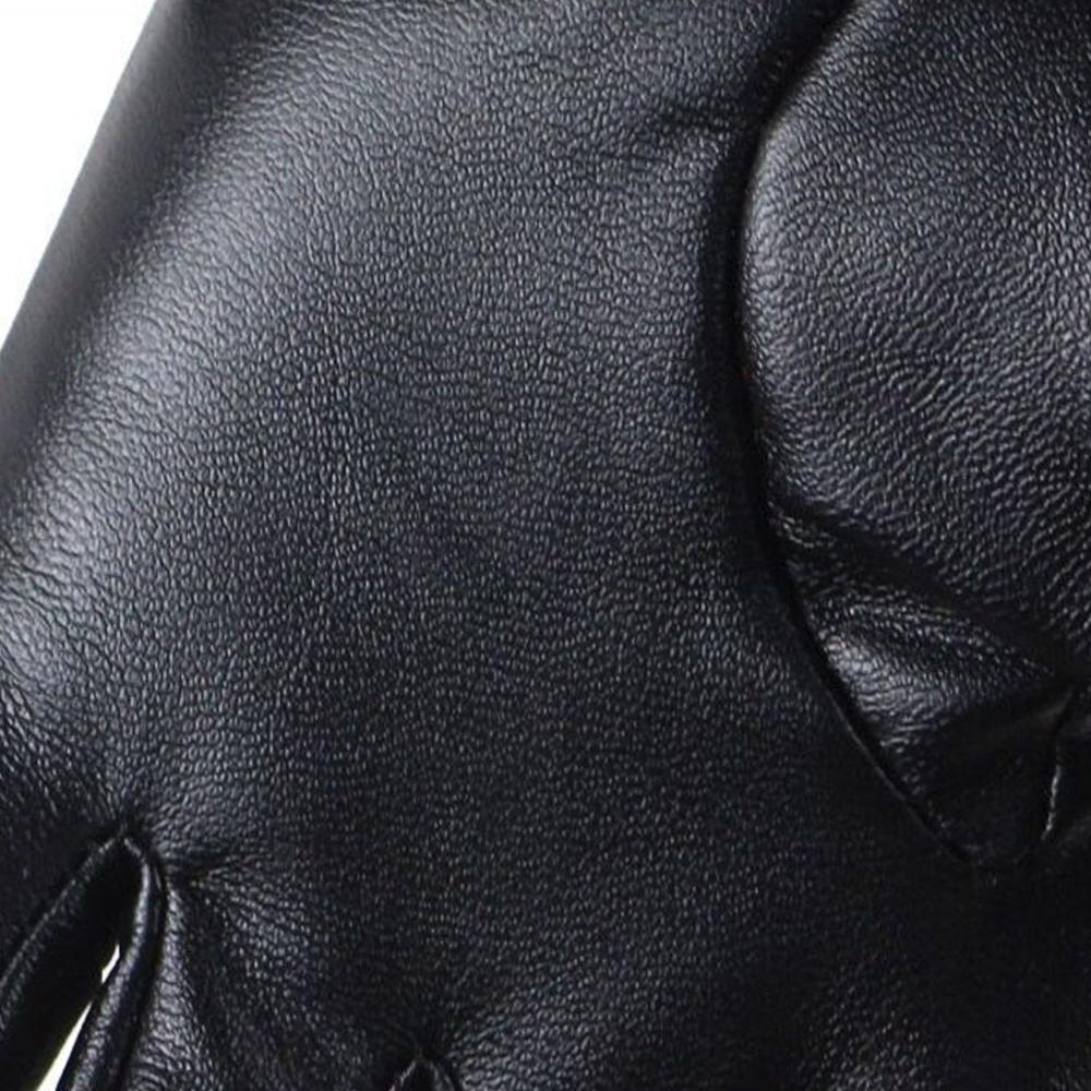 New Rivet Ride Leather Mittens Fingerless Punk Glove Gloves