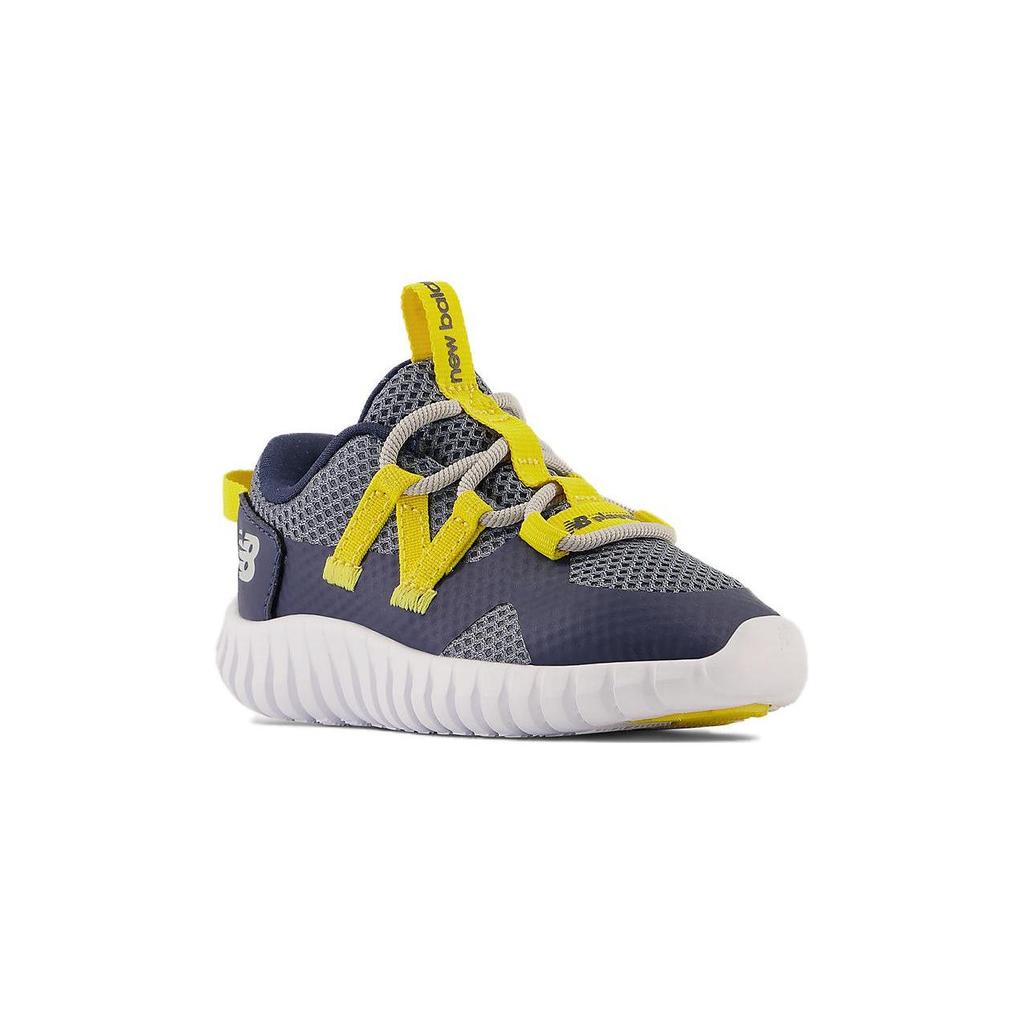 New Balance NB PLAYGRUV V2 Низкие Беговые Кроссовки Серый Желтый Для Младенцев и Малышей ITPGRVAB