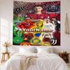 Cristiano Ronaldo Custom Your Name Wall Decor Tapestry Art For Pet Memorial Birthdaywedding Party Backdrop Family Gift