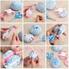 Pom Pom Maker 4 размера Набор инструментов для изготовления помпонов с нитеобрезателем, ножницами, проектом для вязания из шерстяной пряжи для детей и взрослых