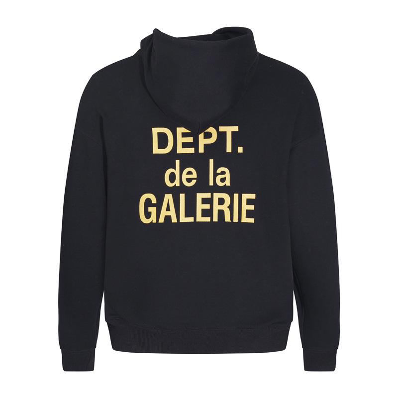 American Style Gallery Dept Logo Print Cotton Hoodie
