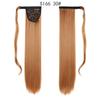Straight Synthetic Clip In Drawstring Ponytail Hairpieces for Women High Temperature Fiber