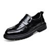 Fashion British Business Male New Loafers Spring Autumn Fashion Non-slip Breathable Man Shoes Men's Casual Leather Shoes
