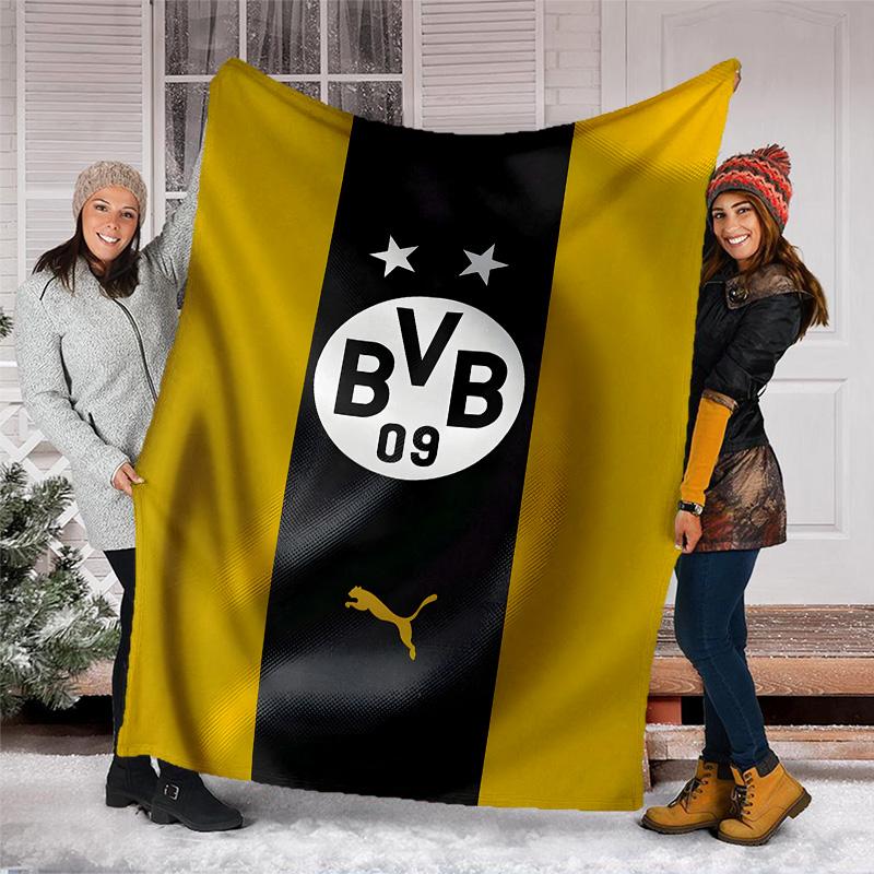 1pc B-BVB Theme Blanket - Digital Print, Polyester, Cozy for All Seasons, Perfect for Outdoor, and Travel