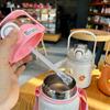650ml Cute Insulated Bottle for Girls Cute Insulated Bottle for Kids Portable Large Capacity 304 Stainless Steel Insulated Mug