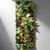 Реалистичная искусственная трава для стены, плющ, ротанг, листья, панель из искусственной травы джунглей, яркая зелень, ветки
