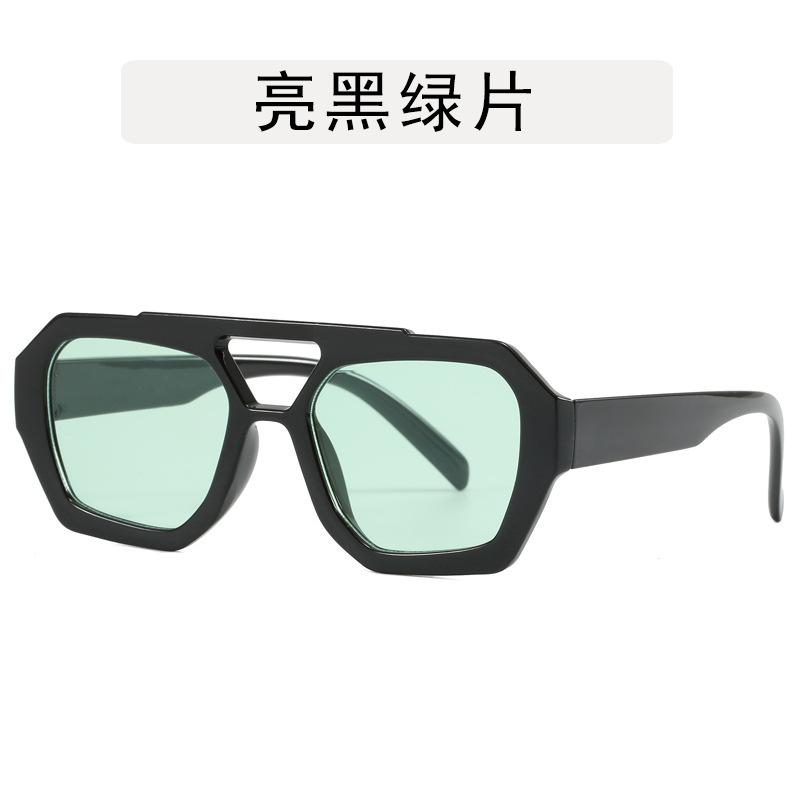 Женские солнцезащитные очки многоугольной формы с двойной переносицей, антибликовые очки от солнца для мужчин, для пеших прогулок, альпинизма, женские