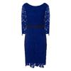 Paper Dolls Женское/женское синее кружевное облегающее платье крючком