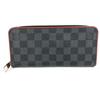 N63304 Кошелек Zippy Damier Graphite Кошелек на молнии Черный/Красный
