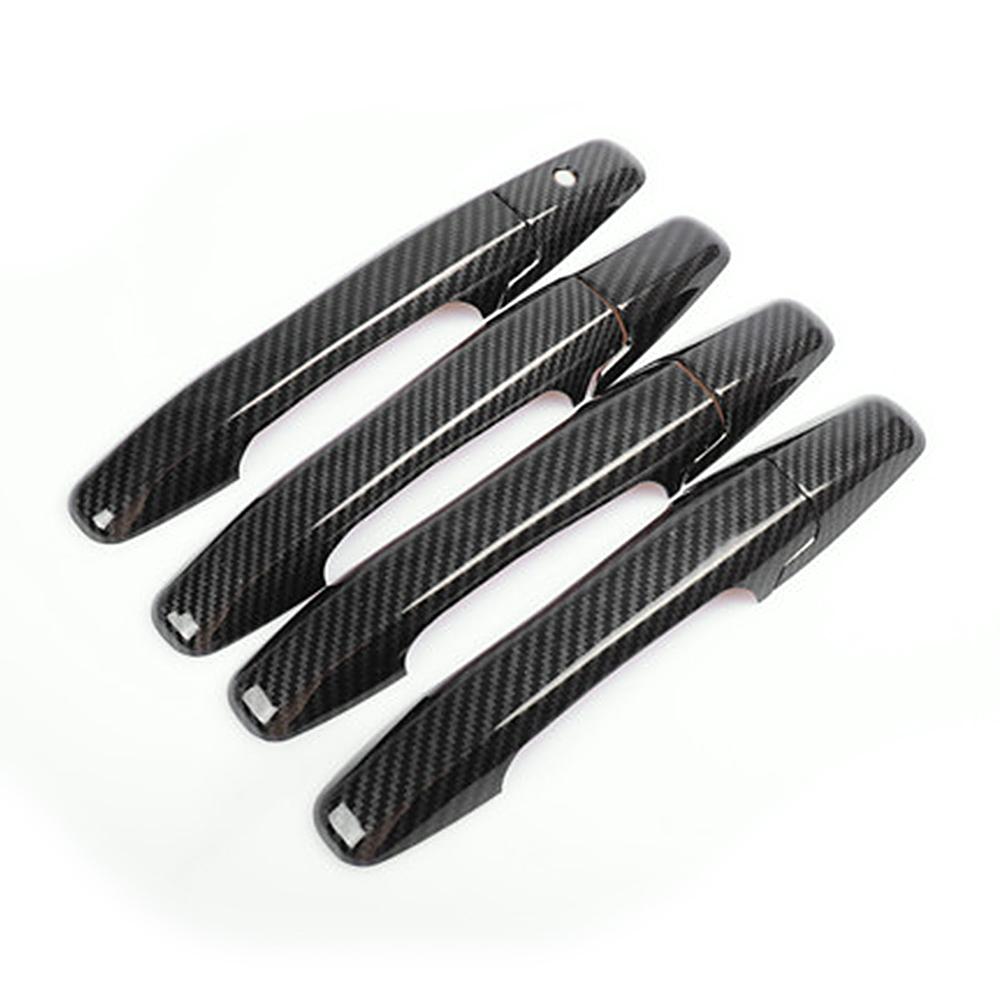 For Honda Civic 2006-2011 8 Gen Carbon Fiber Color Modify Refit Chrome Door Handle Cover Decoration Trim Protection Sticker