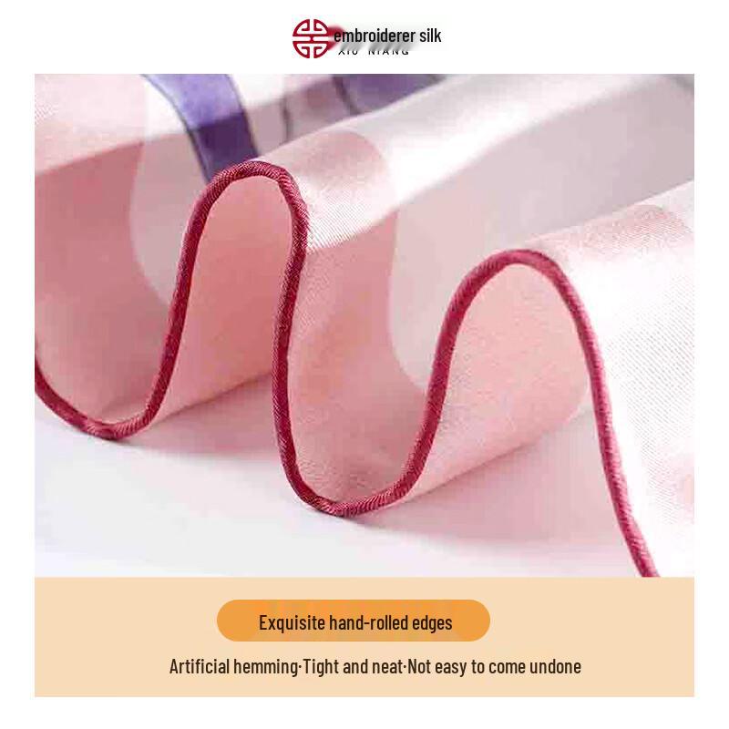 Xiuniang 100% Mulberry Silk Square Scarf Gift Box