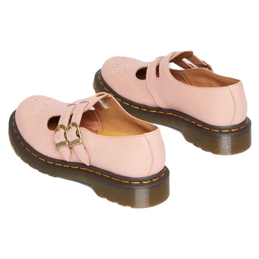 Доктор. Dr. Martens 8065 Mary Jane из кожи Virginia 'Peach Beige' Женские 30692329