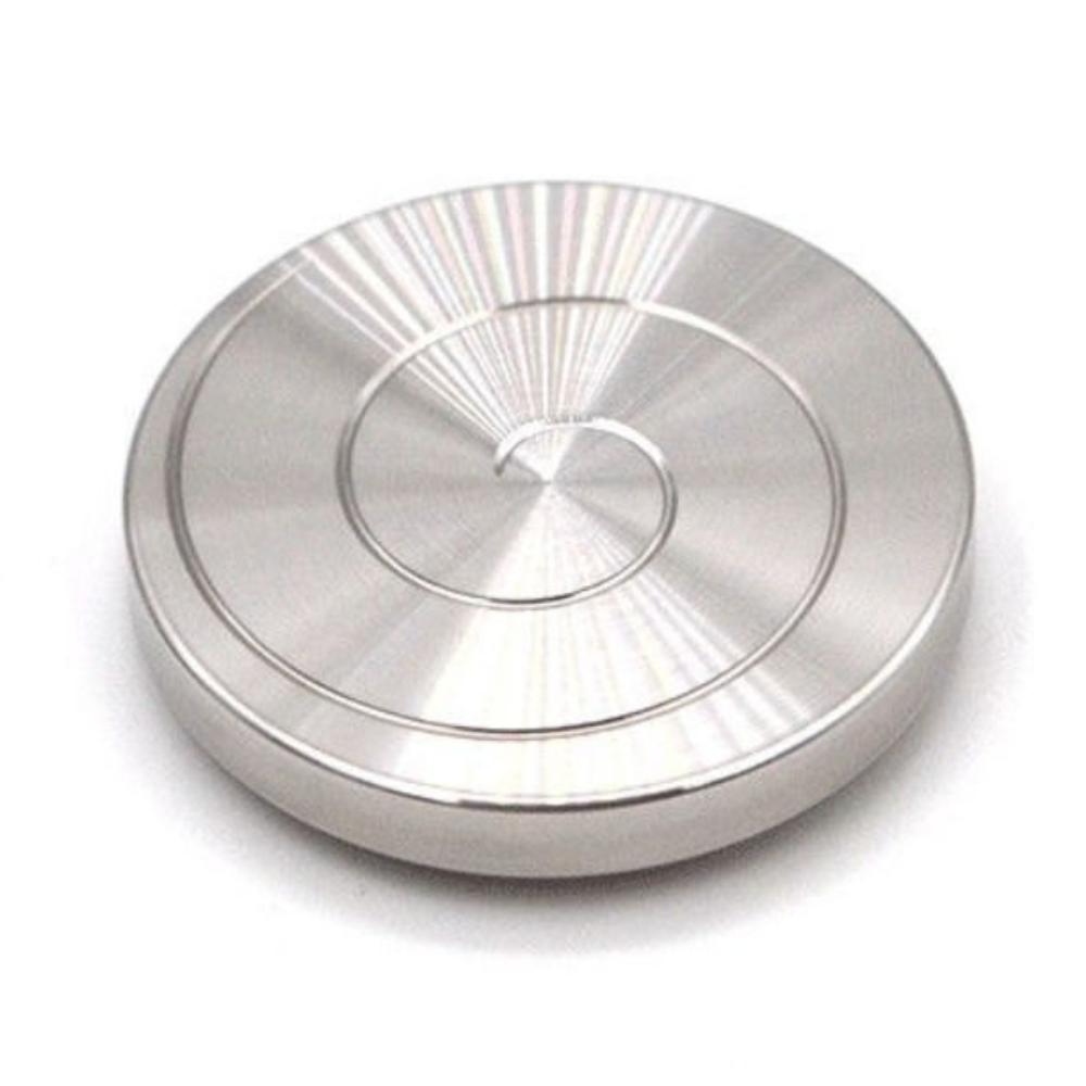 Stainless Steel Fidget Spinner Toys Round Fingertip Gyro Desktop Spinner Toys Christmas Gifts