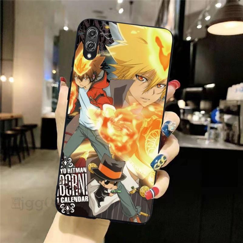 Чехол для телефона Hitman Reborn с аниме для Honor 70 50 20 7S X9 X8 X7 Magic 4 3 Pro, мягкий черный чехол для телефона
