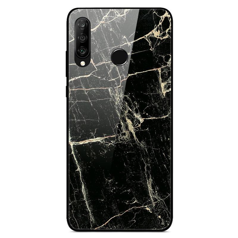 6.15"For Huawei Honor 20S Case Tempered Glass Print Back Cover Hard Case For Huawei Honor 20S MAR-LX1H Phone Case Honor20S 20 S