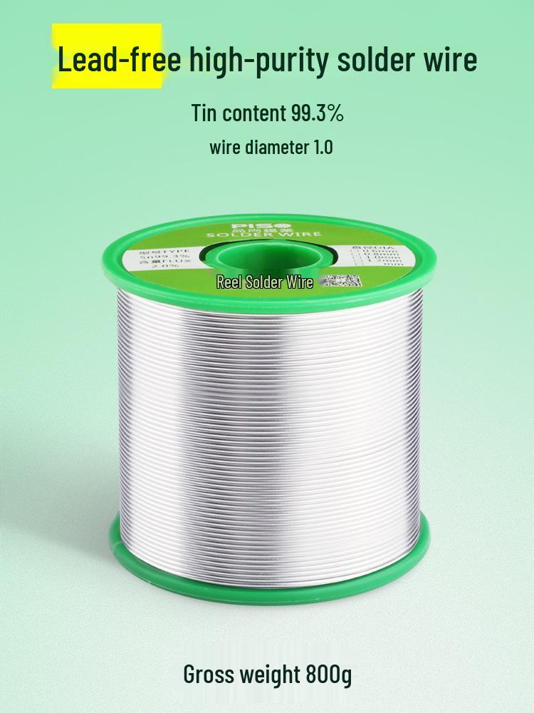 Высокочистая низкотемпературная припойная проволока с канифолью - Идеальна для бытового использования