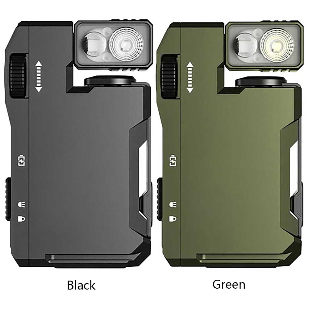 Мини EDC фонарик с RGB-светом, двойной источник света, 400 люмен, карманный фонарик для путешествий, кемпинга, походов, рыбалки