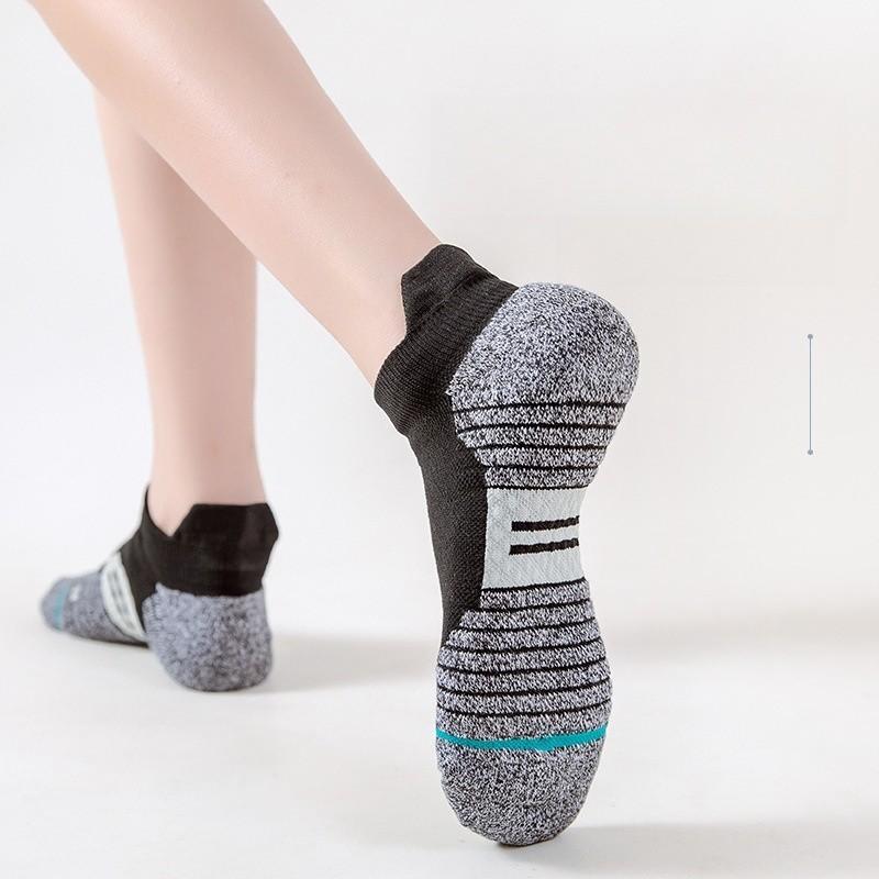 Спортивные носки для мужчин и женщин, поднимающие уши, быстросохнущие, компрессионные, для бега, фитнеса, утолщения, для баскетбола, осень и зима, для тренировок