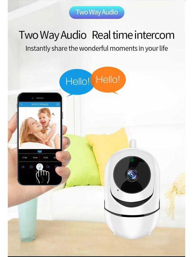 Беспроводная WiFi камера V720 Minion: Одна антенна, Инфракрасное HD ночное видение