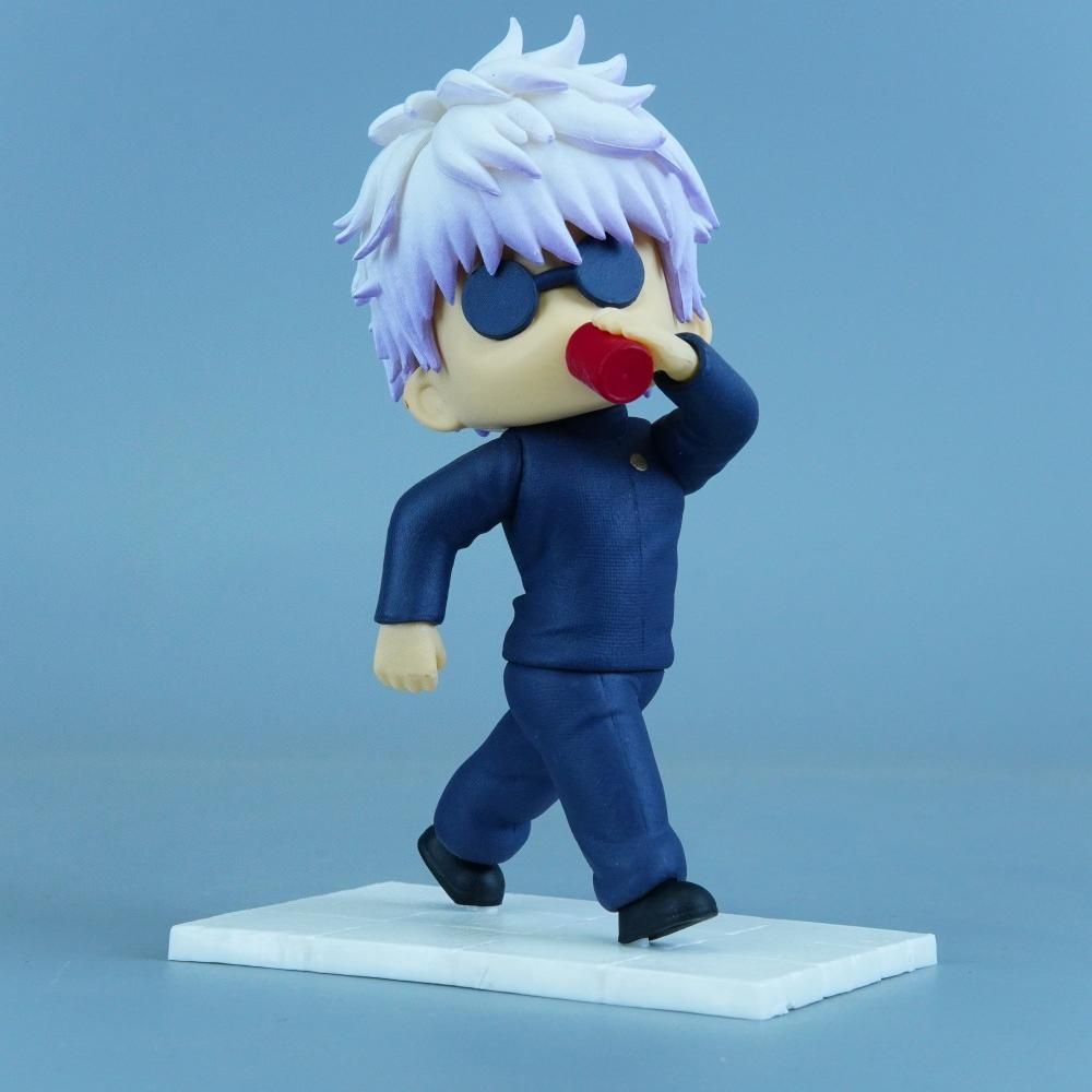 Чиби Годжо Сатору и Гэто Сугуру ПВХ Фигурка действия из Jujutsu Kaisen - 11 см Коллекционная
