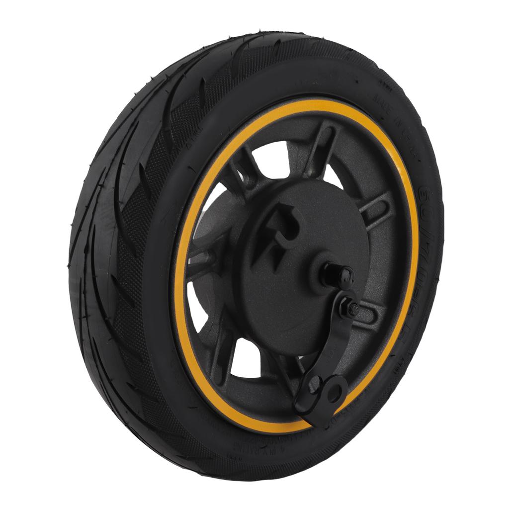 10 Inch 60/70‑6.5 Electric Scooter Front Wheel Hub with Tire Replacement for 9 G30 Electric Scooter Front Wheel Auxiliary Wheel