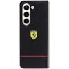 Ferrari Perforated Line Case For Samsung Galaxy Z Fold 5 - Black