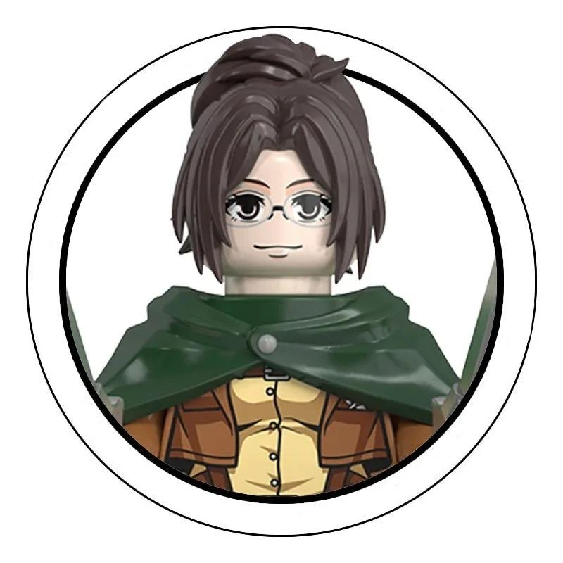 Слепая коробка Строительные блоки Мини-модели Фигурки Атака на Титанов Леви Аккерман Эрен Микаса Гигант Анни Хэллоуин Рождественские подарки Игрушка