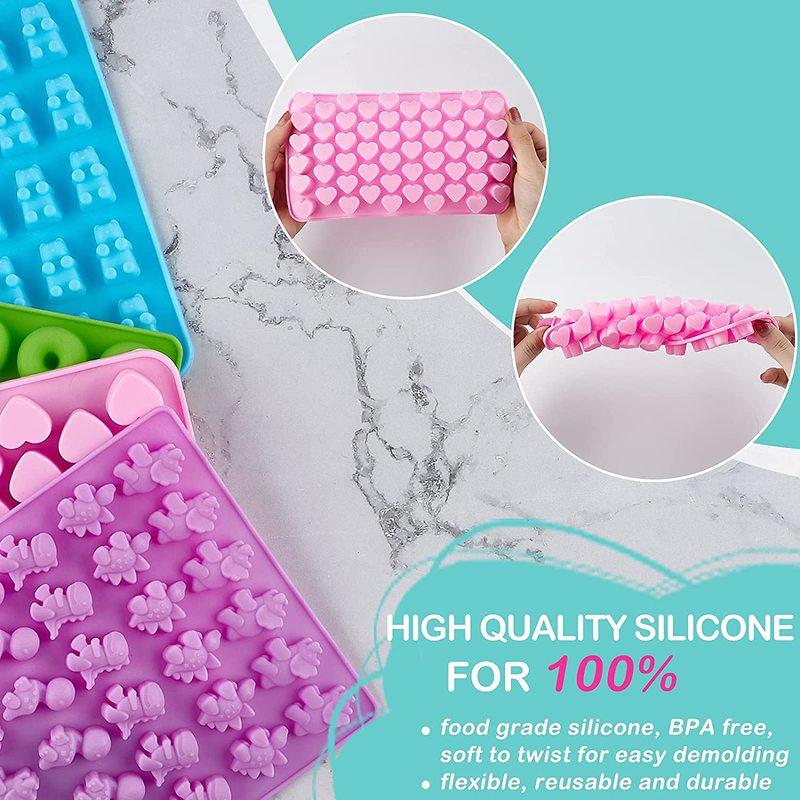 Силиконовая форма для желе в виде мармеладного мишки с капельницей для изготовления конфет, форма для льда, инструменты для самостоятельного украшения выпечки