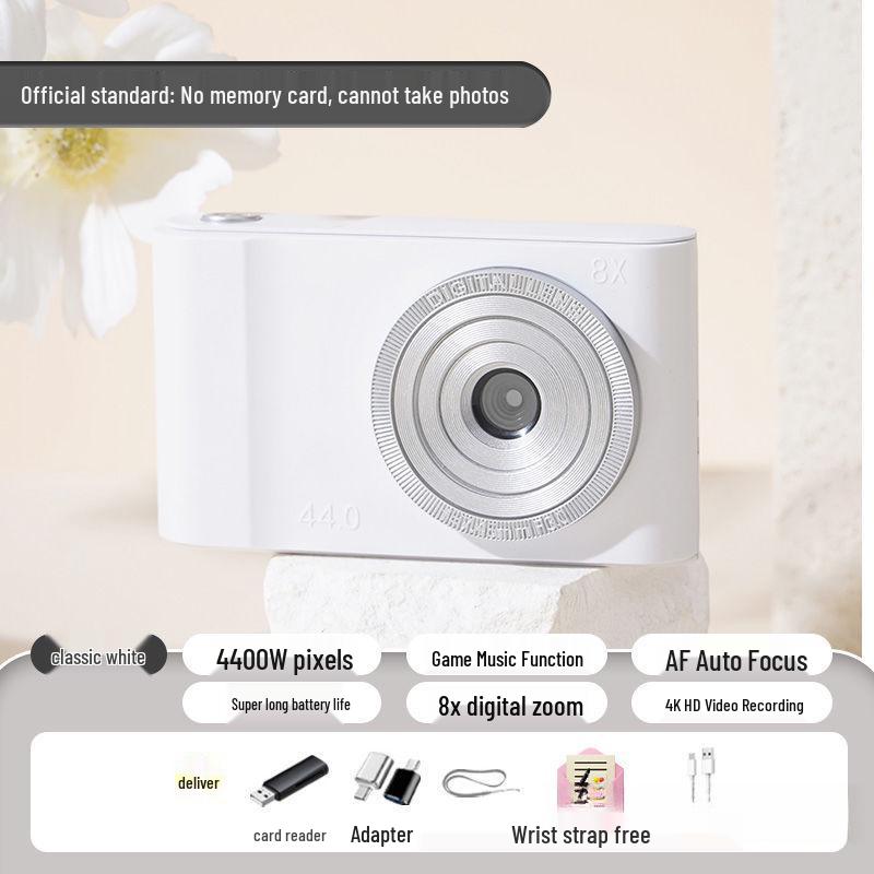 Retro HD Dual-Camera: Cute & Portable Digital Camera for Students and Travelers