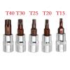 Набор бит для отвертки Torx Высокопроизводительный Привод 1/4 дюйма T15 T20 T25 T30 T40