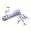 2.5mm Electrode Cable 2/4 Pin Connectors TENS Electrotherapy Lead Wires for Acupuncture Muscle Stimulator Therapy Massager