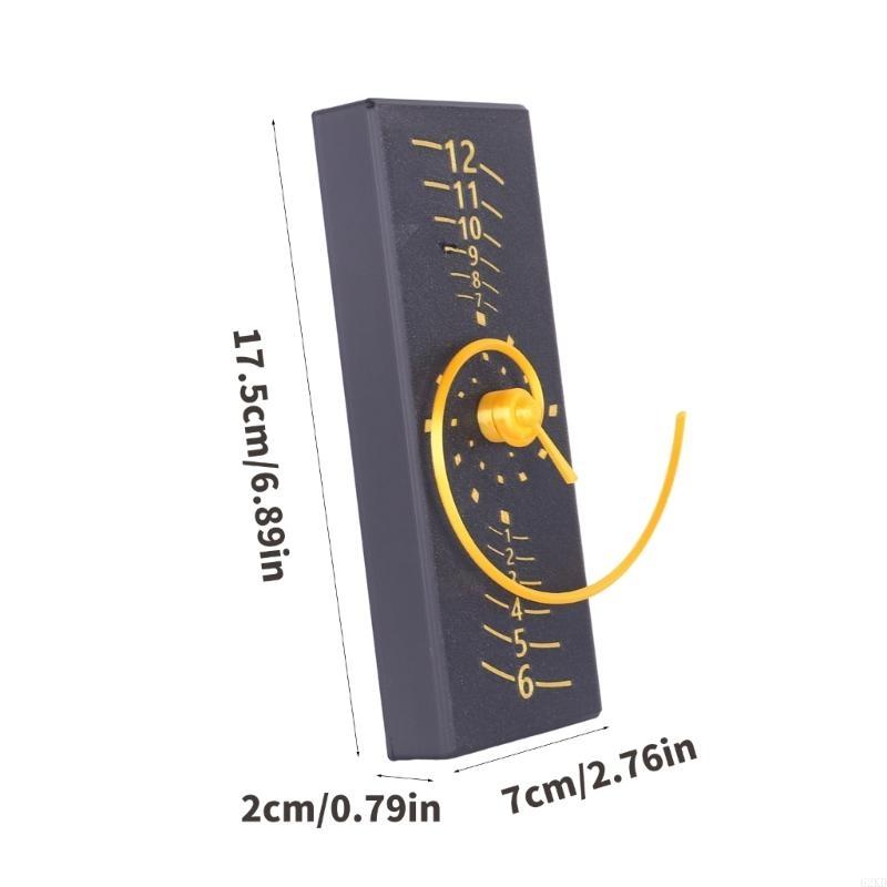 62KD Инновационные часы Фибоначчи со спиральной стрелкой для любителей математики и искусства