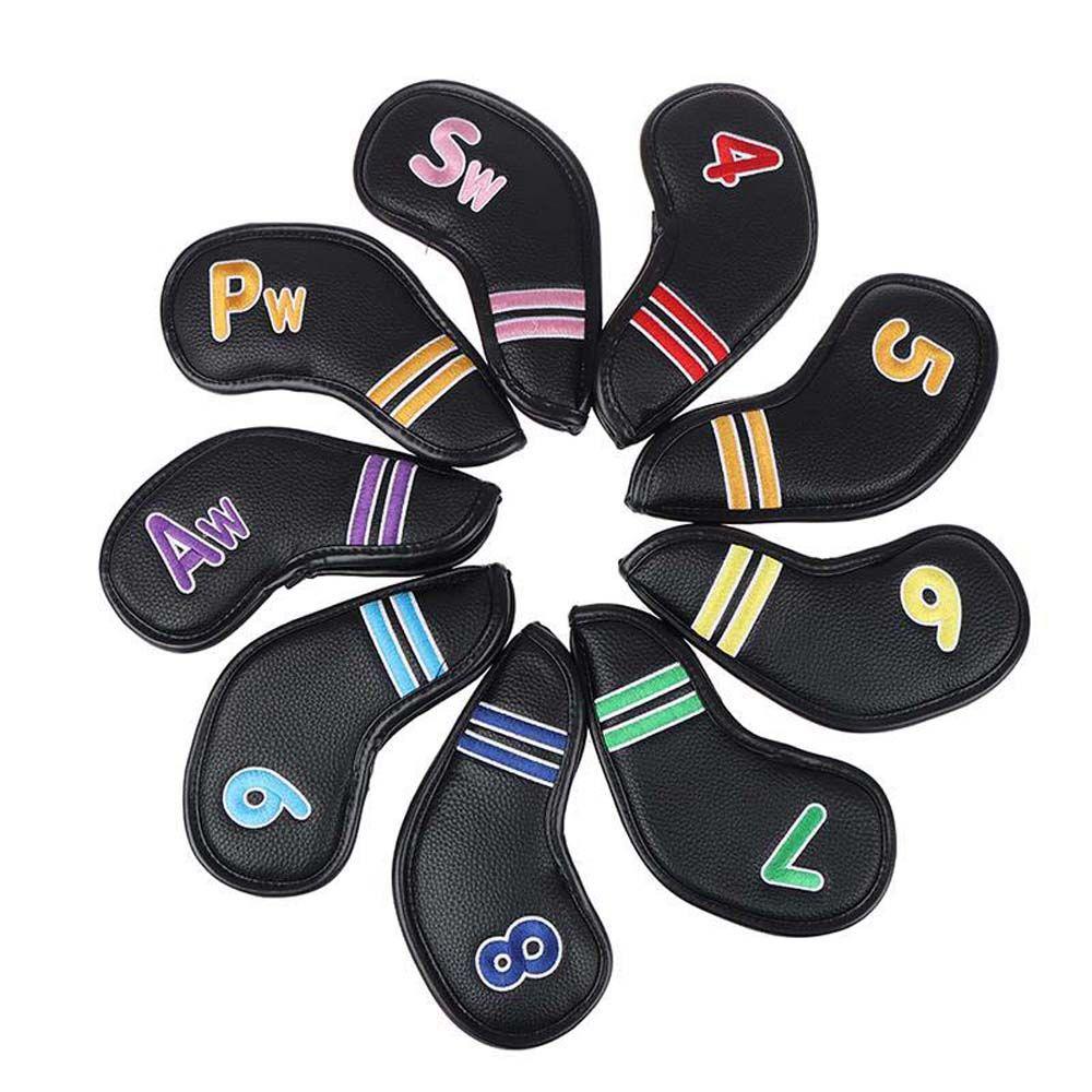 Protector Case With Number Design Head Cover Golf Headcovers Golf Club Cover Golf Iron Headcover