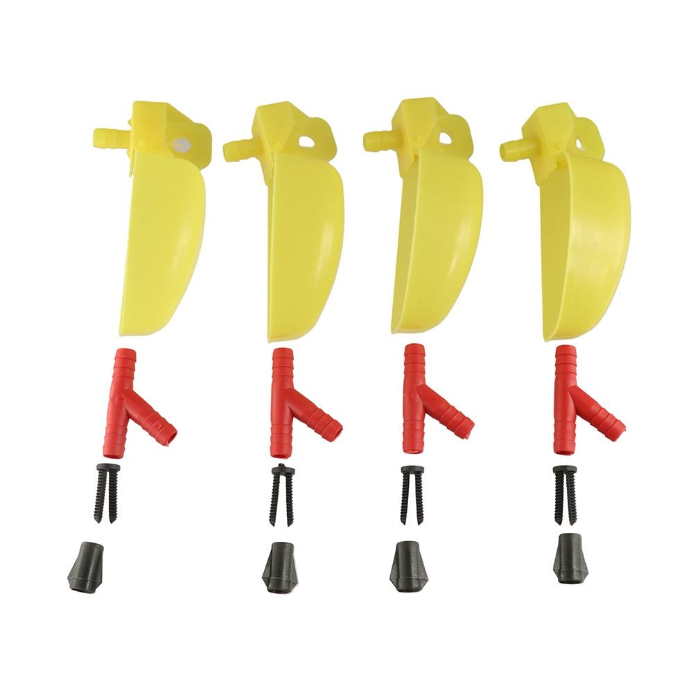 12Pcs Automatic Quail Drinking Bowl Plastic Drinking Cup Bowl Bird Waterer Feeder  Pigeons