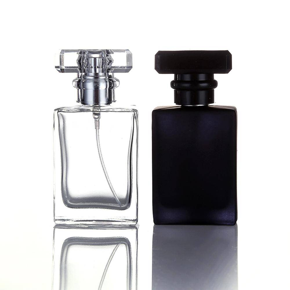 50ml High Quality Glass Crystal Transparent Spray Bottle Atomizer Refillable Bottle Perfume Bottle