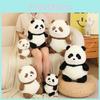 Очаровательная пушистая плюшевая игрушка панда, милая и мягкая, приятная на ощупь, подушка-мягкая игрушка