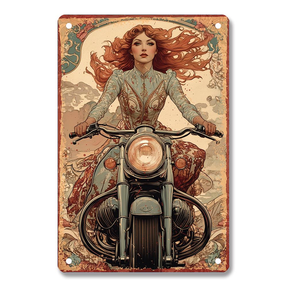 Vintage  Motorcycle  Metal Tin Signs Poster Plate Wall Decor for Home Bars Garage Cafe Clubs Retro Posters Plaque