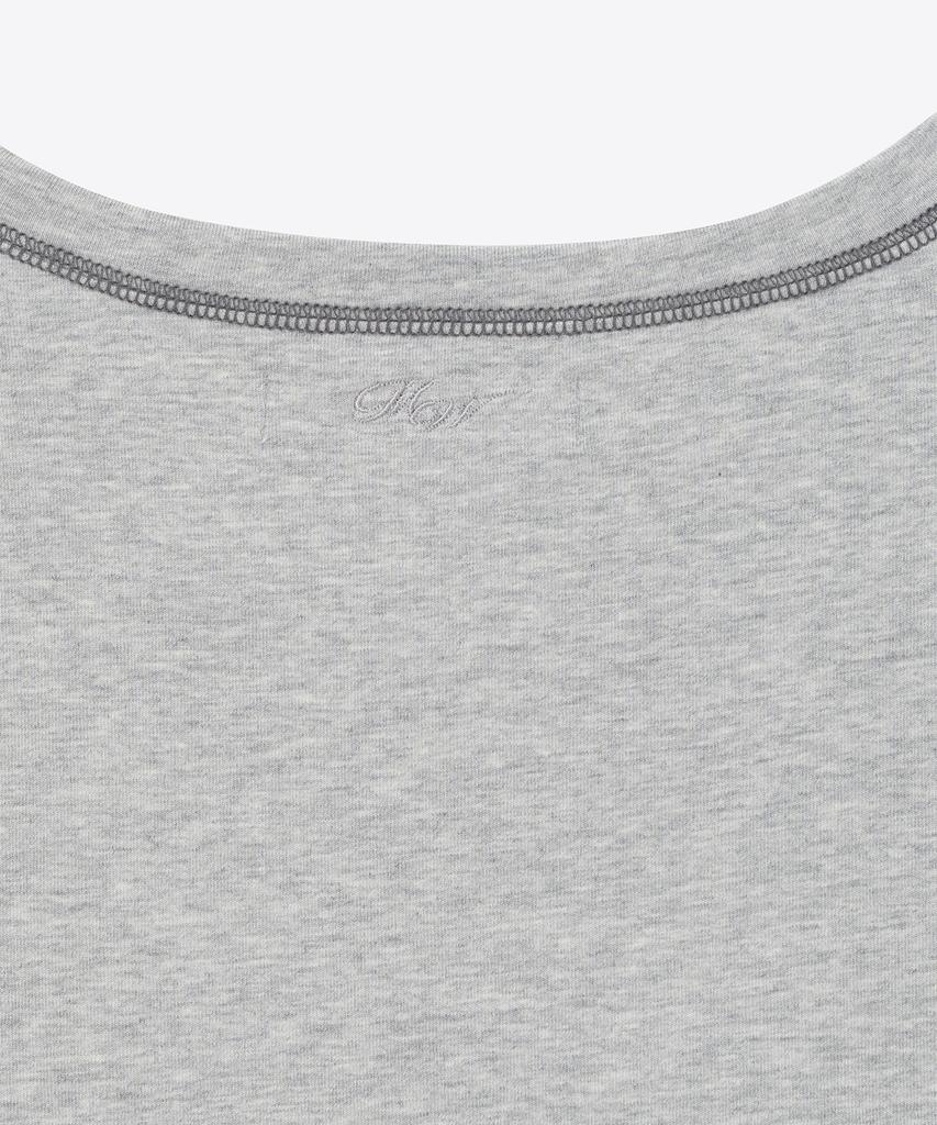 MILLO WOMEN Soft Long Sleeve T-Shirt [Melange Gray]