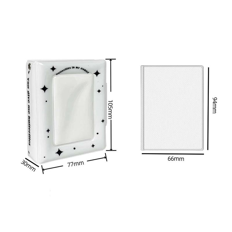 Книга для карточек Crush List Маленький карман для карточек Мини-альбом 3-3,5 Альбом знаменитости Книга для карточек Подходит для хранения маленьких карточек знаменитостей и аниме